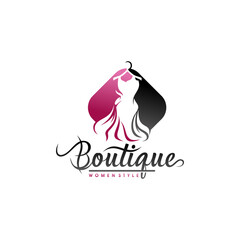 luxury boutique logo vector templates