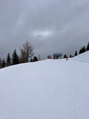 Cortina Marmolada  Ski Slopes Dolomiti Italian Alps