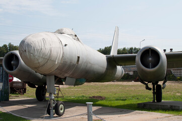 Moscow, Russia 1 September 2021: Exhibition of military equipment by Vadim zadorozhny