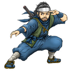 忍者武士の服部半蔵 © clam