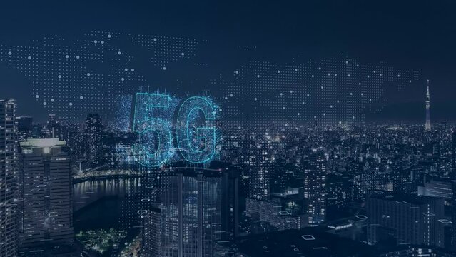 デジタルクラウド化によるデジタルトランスフォーメーションのイメージ　5Gサイバーセキュリティコンセプ