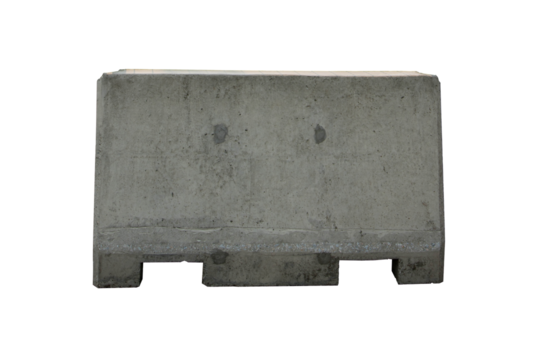 barrier concrete isolated