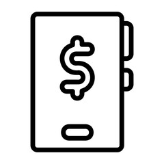 sales, mobile payment icon