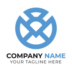 Professional corporate modern business logo design template