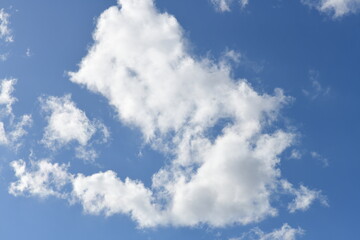 blue sky with clouds