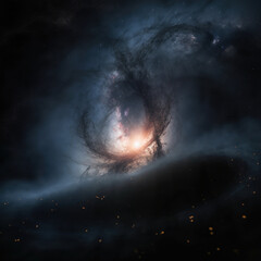 Swirling Galaxy, AI