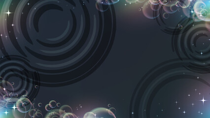 水の波紋が綺麗な背景