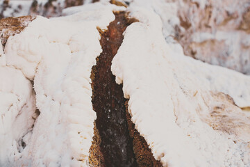 Salinas de Maras near Cusco, salt extraction in Peru