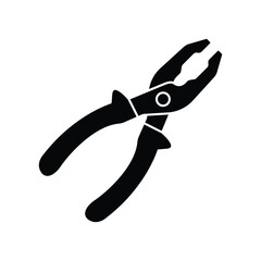 pliers icon vector design template in white background