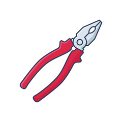 pliers icon vector design template in white background