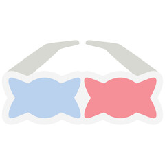 3D Glasses Goggles Cinema Retro Lenses Polarized Sunglasses