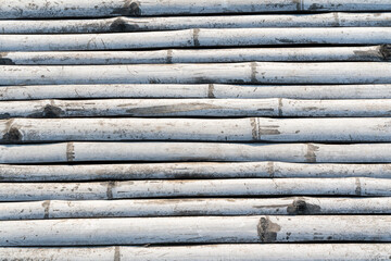 Bamboo texture background image lined up.