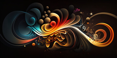 Abstract colored background image illustration