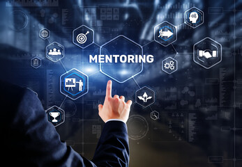 Mentoring Motivation Coaching Career Business Technology concept