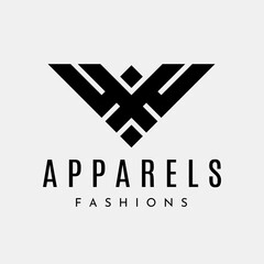 Obraz premium Minimalist abstract initial WX XW logo design