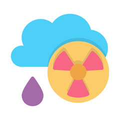 environment, acid rain icon