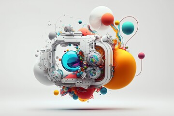 Obraz premium Experience a diverse collection of art shapes and styles with our collection of digital artworks. From abstract to figurative, and everything in between, this collection showcases the beauty of art.