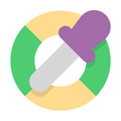 graphic design, pipette icon