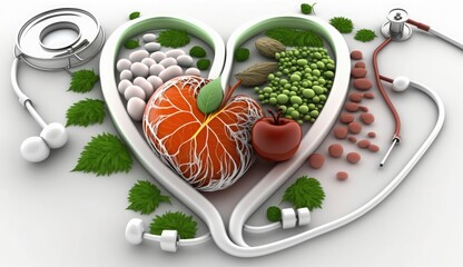 World Health Day is a global health awareness day celebrated every year on 7th April. World Health Day, World Health Organization, Healthcare And Medicine, Healthy Lifestyle, Heart Shape, Generate Ai