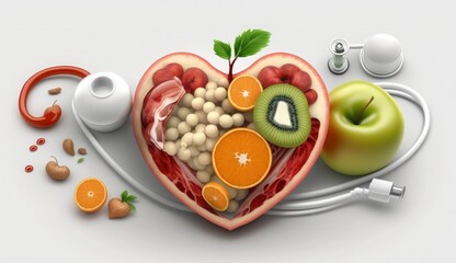 World Health Day is a global health awareness day celebrated every year on 7th April. World Health Day, World Health Organization, Healthcare And Medicine, Healthy Lifestyle, Heart Shape, Generate Ai