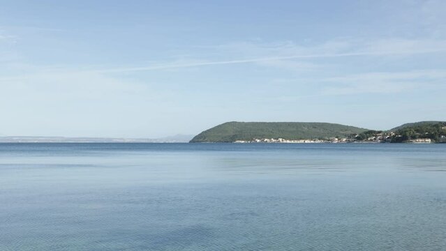 plage du Ranquet sur l'&eacute;tang de Berre &agrave; Istres
