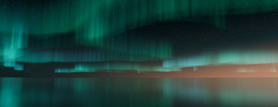 Aurora Borealis Banner.