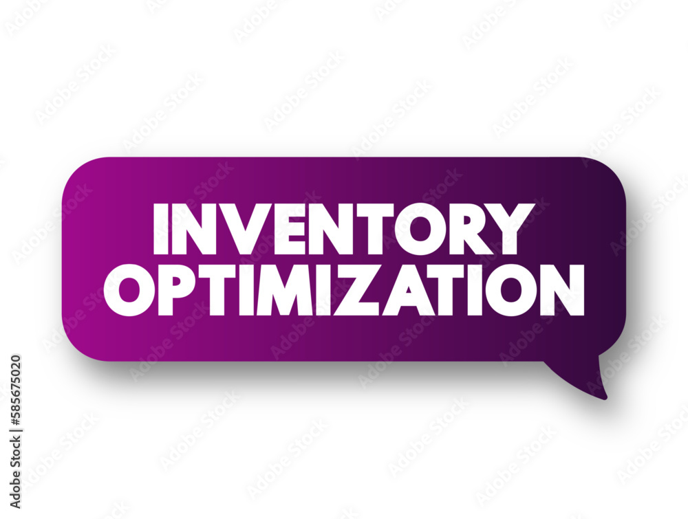 Poster inventory optimization is the process of maintaining the right amount of inventory required to meet 