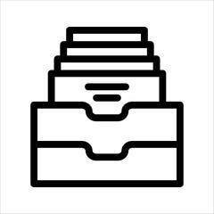 Archive folder icon vector, document vector icon, archive storage icon, on white background, eps 10