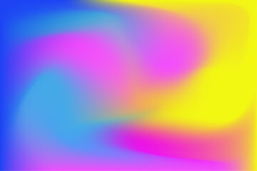 Abstract blurred gradient mesh background in bright Colorful smooth. vector illustration