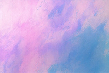 Canvas backdrop. Canvas texture in pink light blue colours. AI generative background.