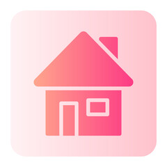 house gradient icon