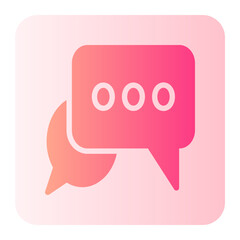 message gradient icon