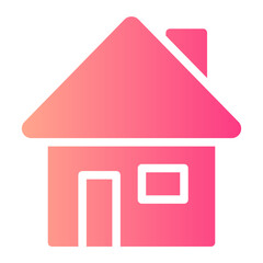house gradient icon