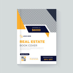 Real estate flyer brochure cover design templatre