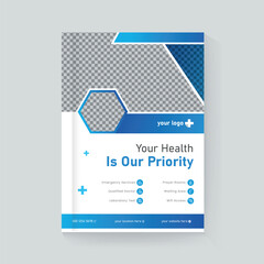 Medical flyer design template