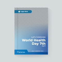 Medical health care book cover design