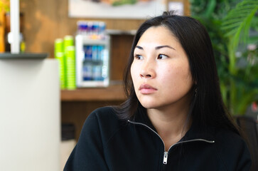 portrait of an Asian woman