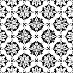 black and white seamless pattern art floral texture decoration flower decoration fabric backdrop template design vector illustration