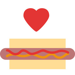 Food and drinks icon. Restaurant Flat icon Vector illustration.