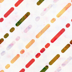 Seamless background with simple retro ornament. Colored lines on a light background. Design of clothes, packaging, wrappers and other printed products.