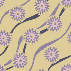 Seamless simple background for fashion design, packaging, wrapping, scrapbooking. Printing on fabric and paper. Vector illustration. Seamless pattern.