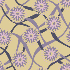 Seamless simple background for fashion design, packaging, wrapping, scrapbooking. Printing on fabric and paper. Vector illustration. Seamless pattern.