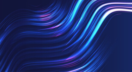 Obraz premium Glowing lines background