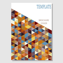 A color kaleidoscope. the layout of the composition for the creative idea of the design of title pages, covers, books, brochures, leaflets, posters, booklets. Layout of the interior