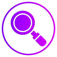 investigation gradient icon