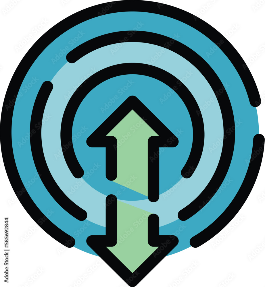 Poster internet access icon. outline internet access vector icon for web design isolated on white backgroun