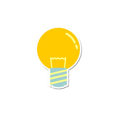 Light Bulb Sticker