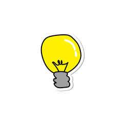 Light Bulb Sticker