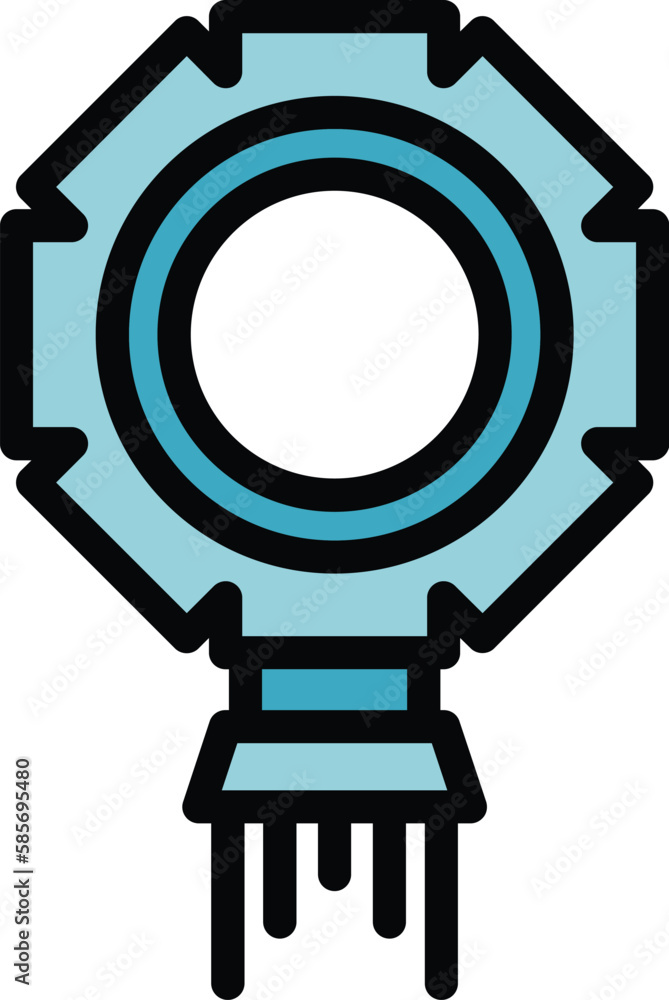 Poster human resources emblem icon. outline human resources emblem vector icon for web design isolated on w