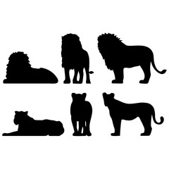 lion silhouette